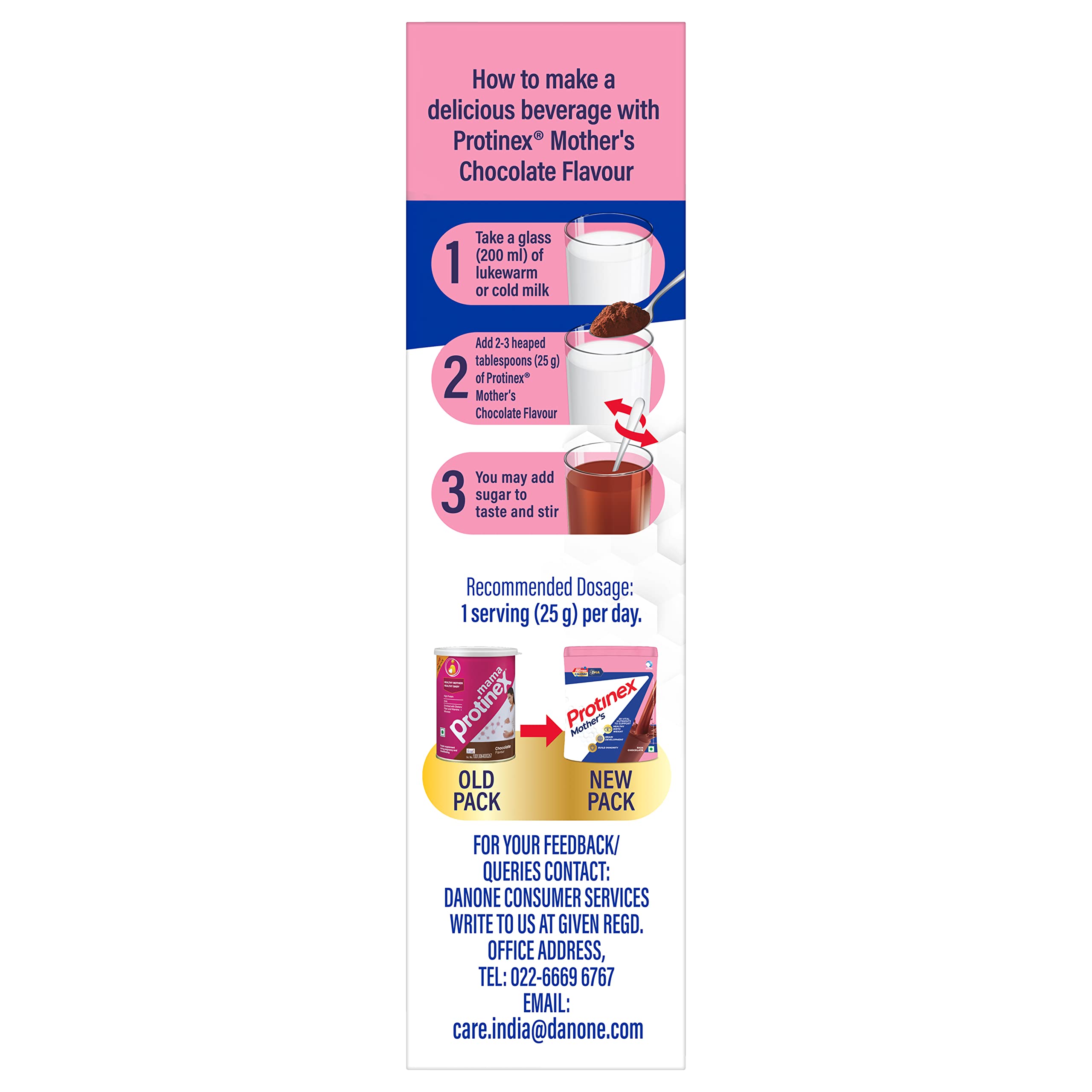 Protinex Mother's Nutritional Mix - (Chocolate Flavor, 200 Gms, BIB) with 28 Vital Nutrients to Support Healthy Birth Weight, Brain Development & Immunity – view 8