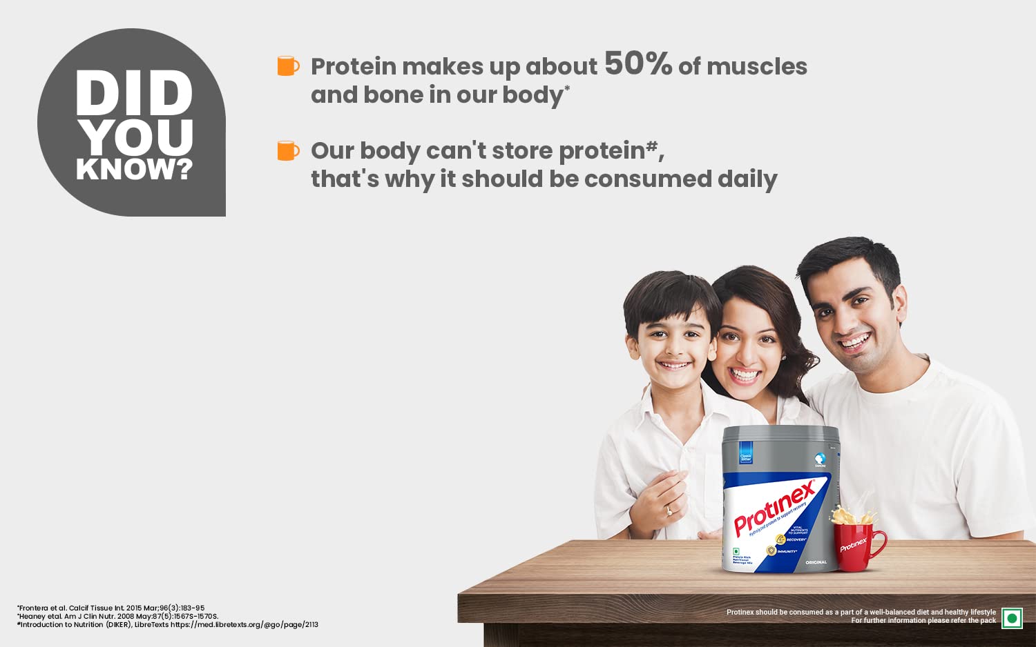 Protinex Nutritional Protein Rich Mix For Adults - (Original, 1 Kg, BIB) with Vital Nutrients to Support faster absorbation & Immunity – view 2