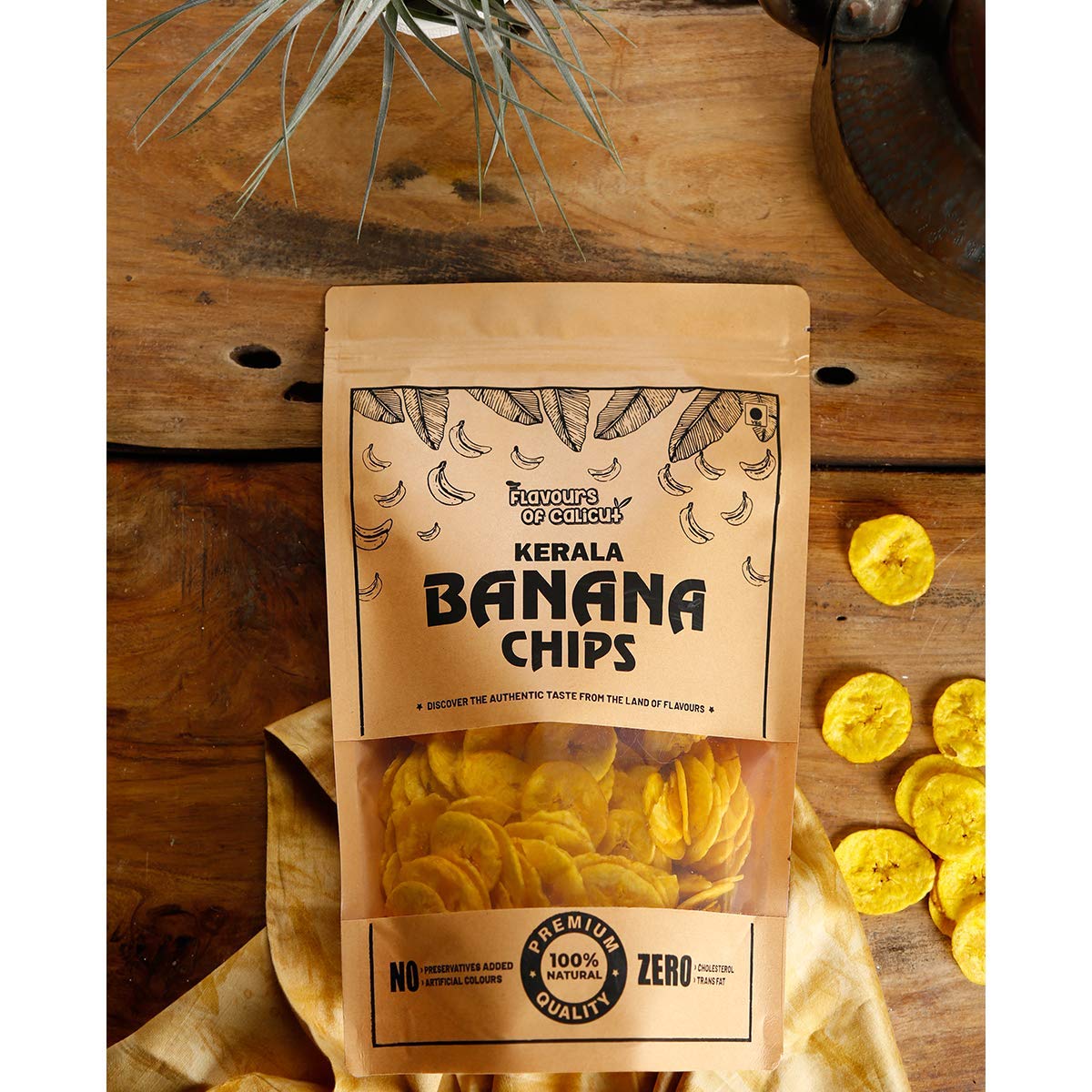 Flavours of Calicut Kerala Banana Salted Chips, 1 kg (2 x 500 g) – view 4
