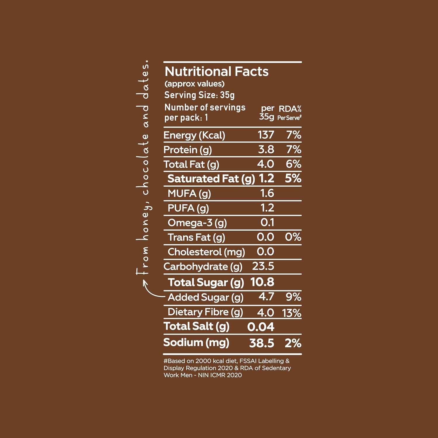 Yogabar Chocolate Chunk Multigrain Energy Bars, Pack of 10 – view 4