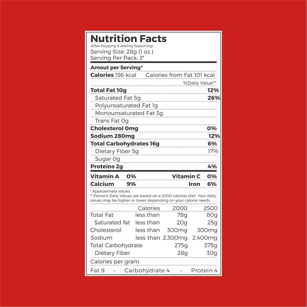 4700BC Microwave Popcorn, Barbeque, 276g (Pack of 3) – view 6