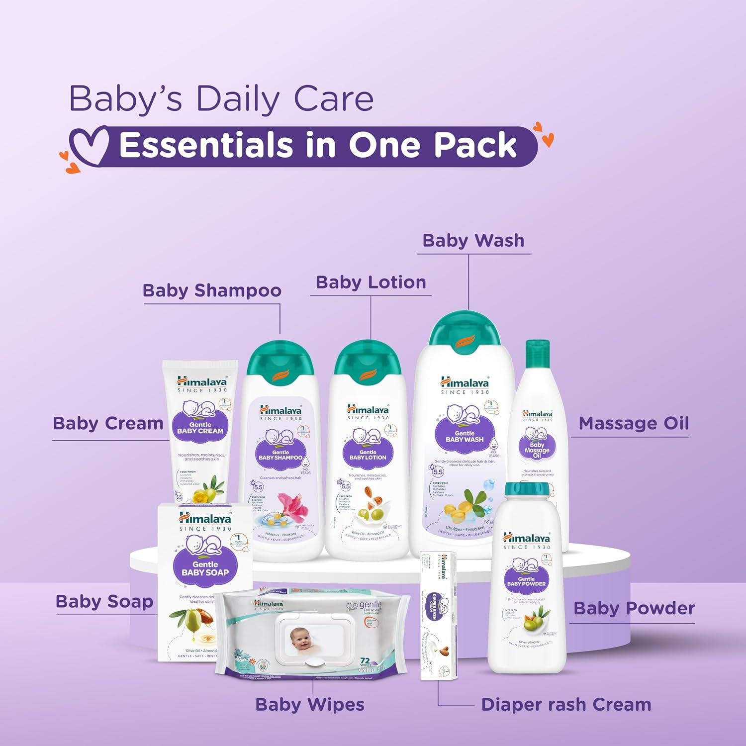 Himalaya Happy Baby Gift Pack, 9 Count – view 4