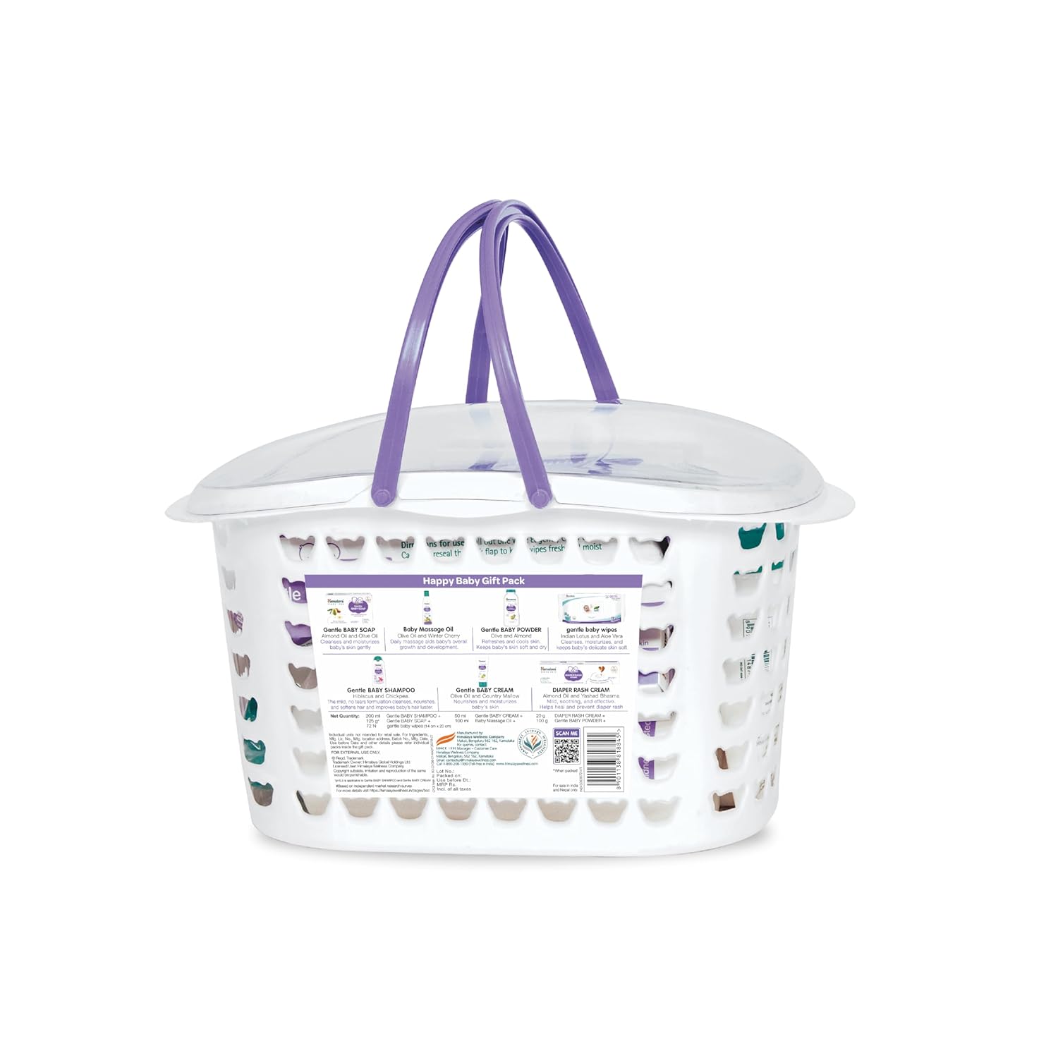 Himalaya Baby Gift Pack Basket,Pack of 1 set,white – view 2