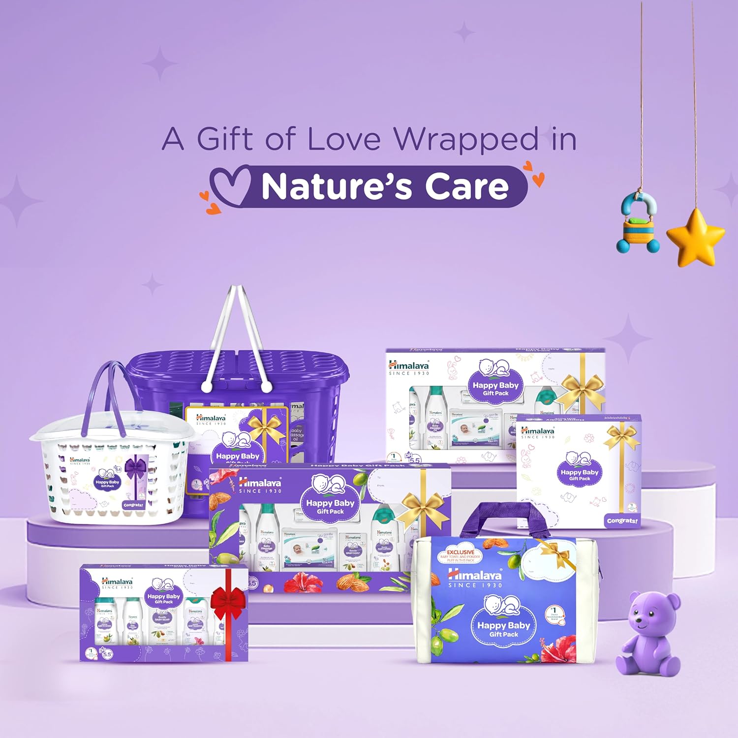 Himalaya Baby Gift Pack Basket,Pack of 1 set,white – view 8