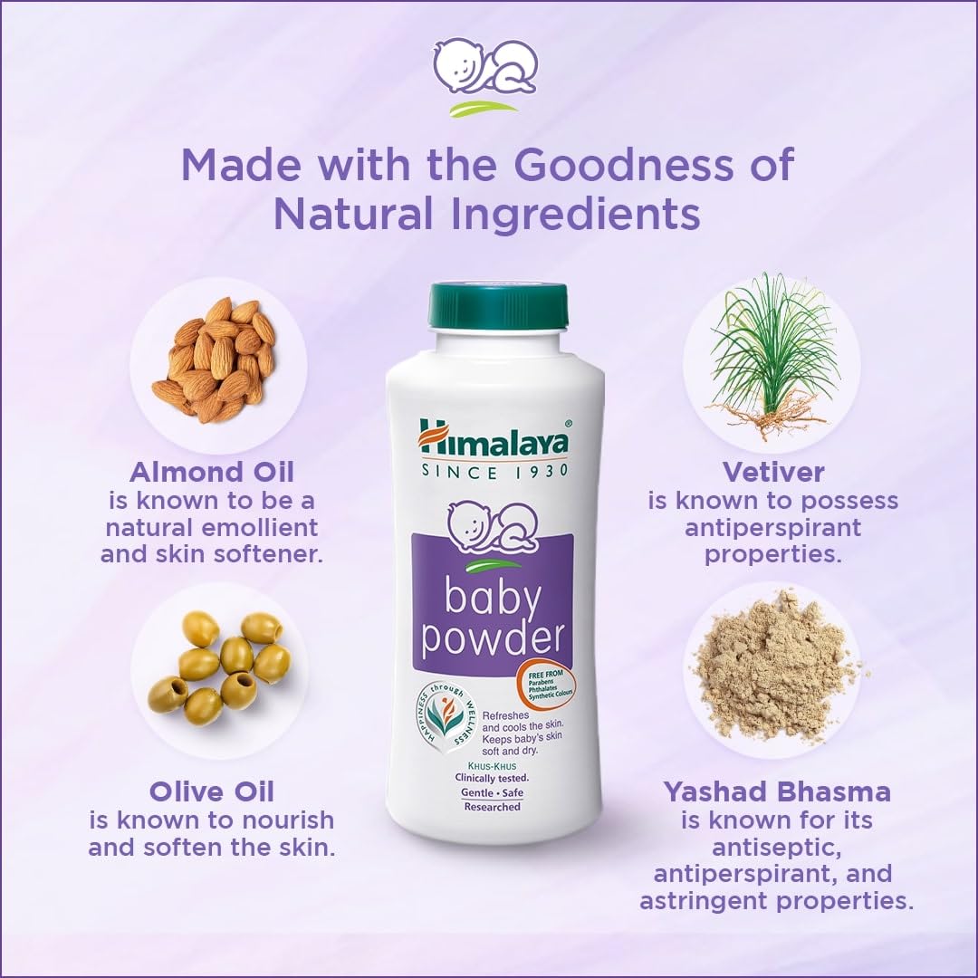 Himalaya Powder For Baby, (400G) – view 5