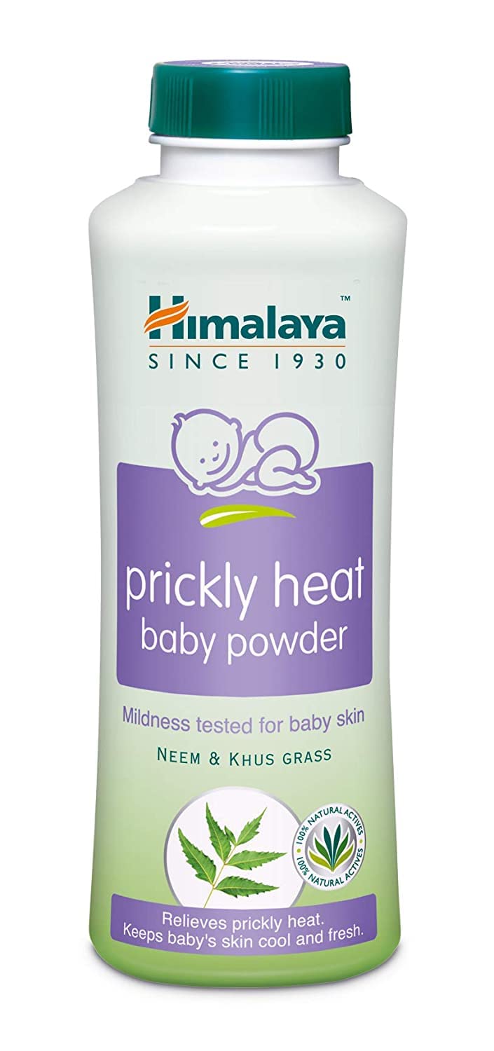 Himalaya Prickly Heat Baby Powder 200g | with Neem, Yashad Bhasma, and Vetiver | Relieves prickly heat