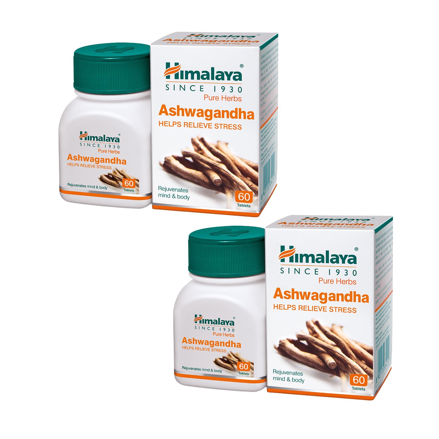 Himalaya Ashwagandha - 120 Tablets | Stress Relief | Rejuvenates Mind & Body | Improves Strength & Energy | General Wellness
