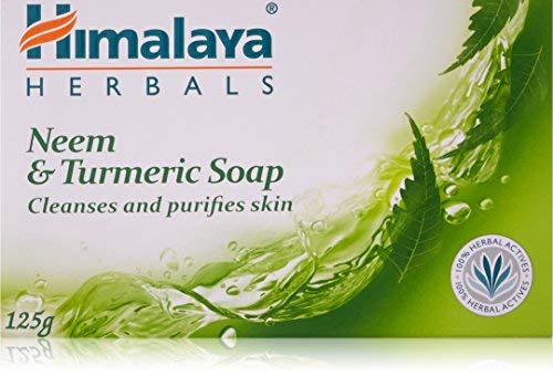 Himalaya Neem and Turmeric Soap 125g bar with retail box