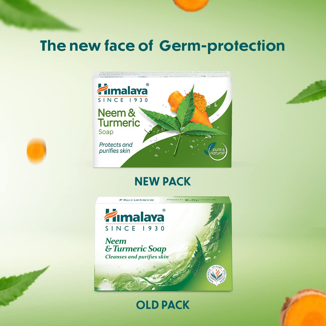 Himalaya Herbals Neem and Turmeric Soap, 125gm (Pack of 4) with Value Pack Save Rs.20 – view 6