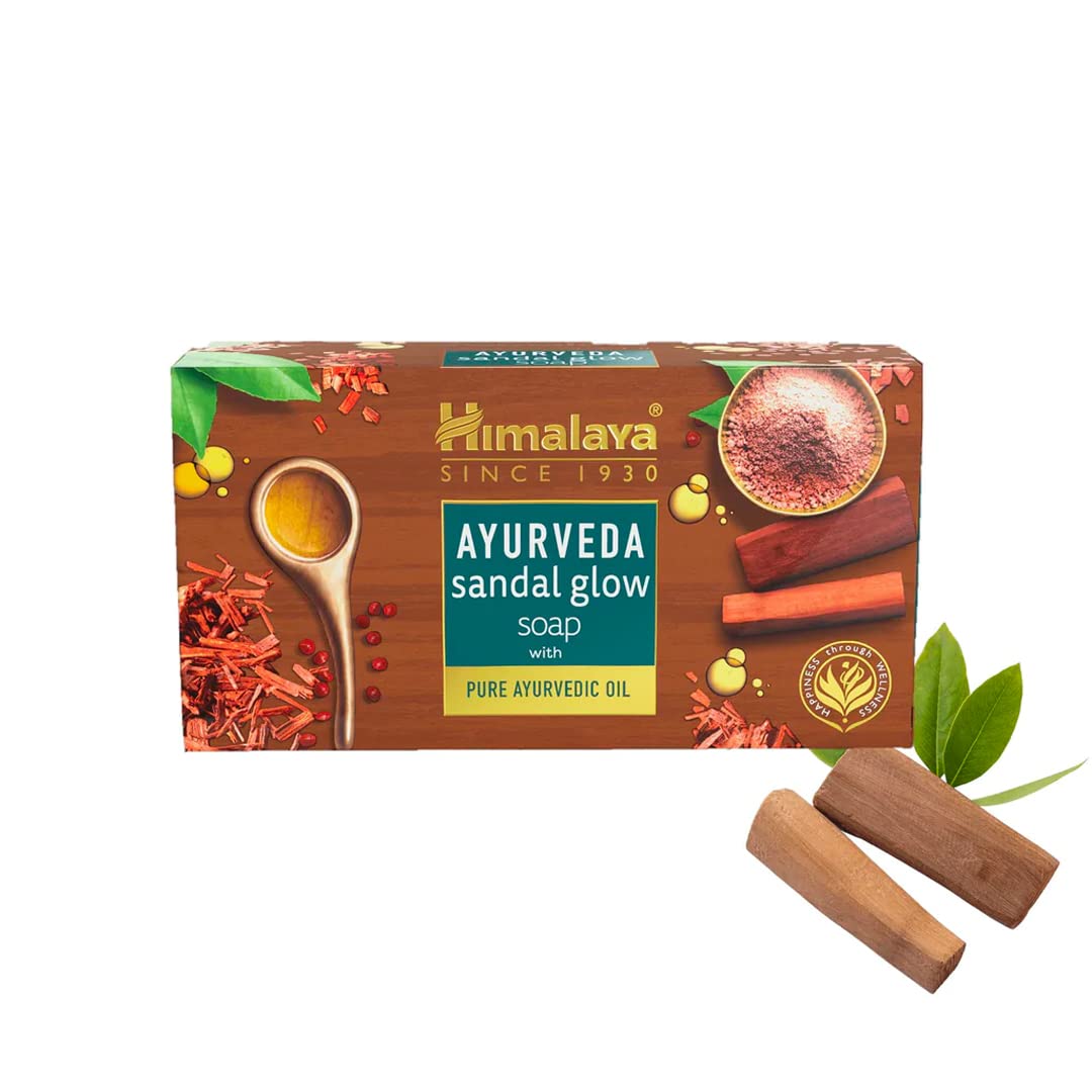 Himalaya Ayurveda Sandal Glow Soap, 75 gm (Pack of 4, 300 gm), Save on MRP – view 2