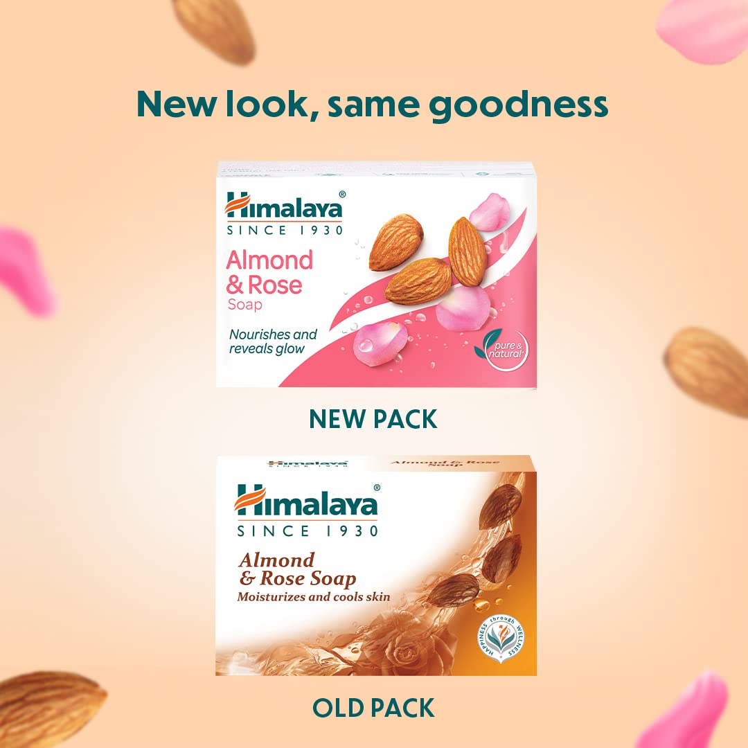 Himalaya Herbals  Almond & Rose Soap, 75gm – view 6