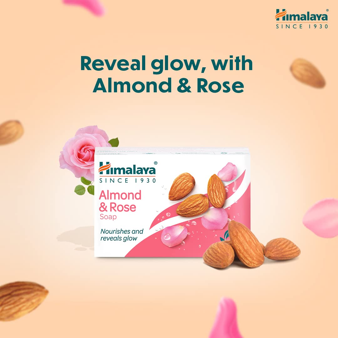 Himalaya Moisturizing Almond and Rose Soap, 125g – view 2