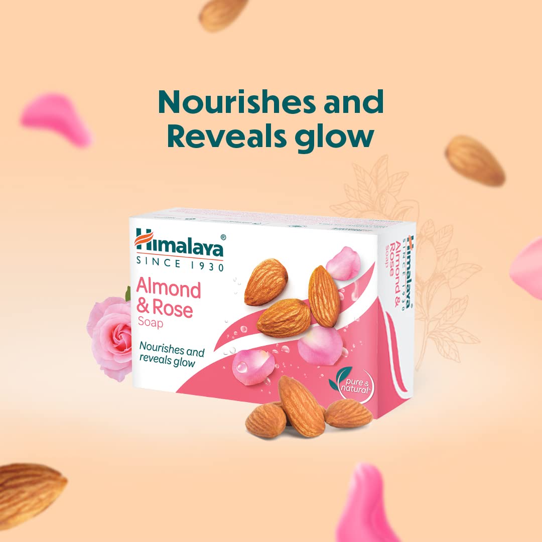 Himalaya Moisturizing Almond and Rose Soap, 125g – view 3