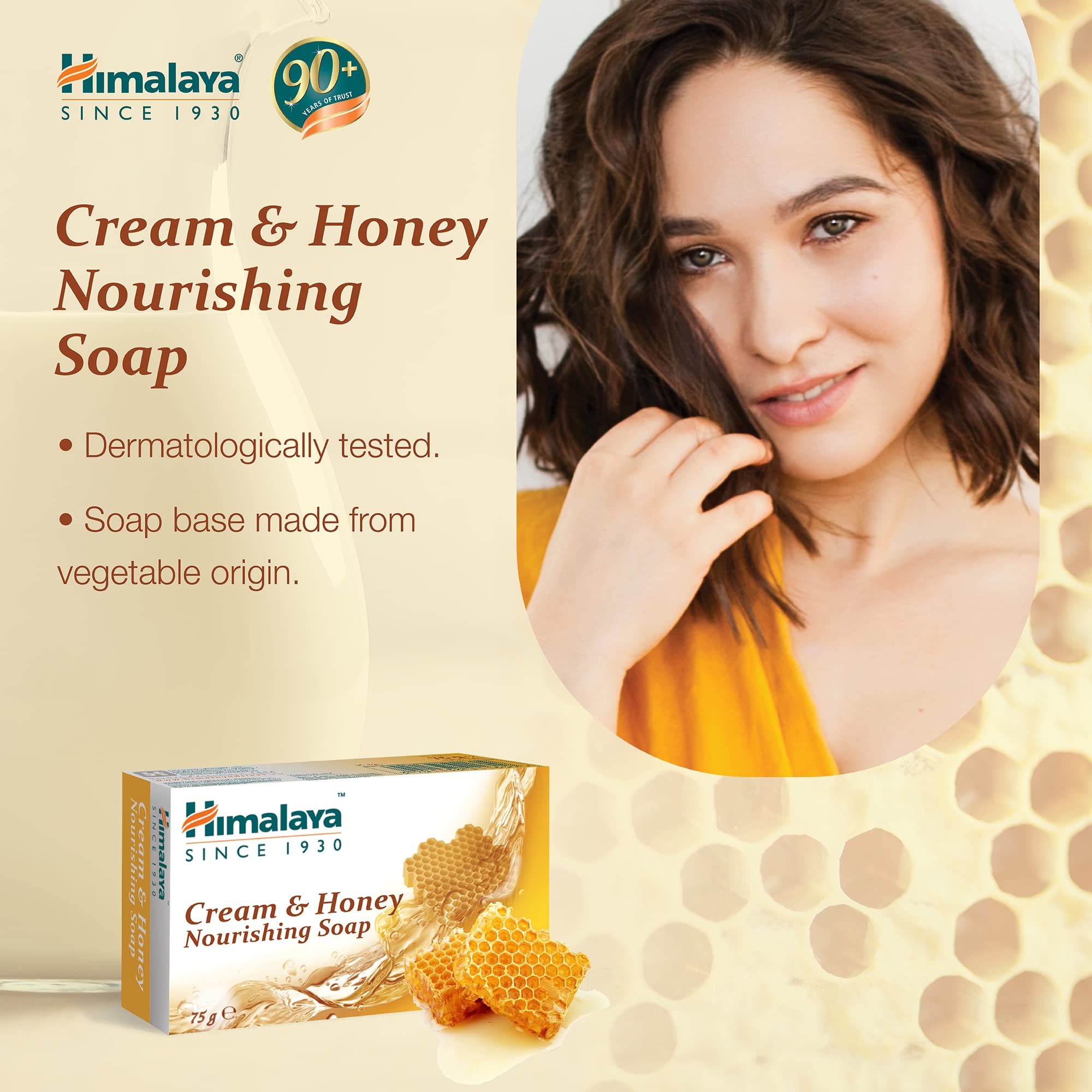 Himalaya Herbals Nourishing Cream and Honey Soap, 75gm – view 4