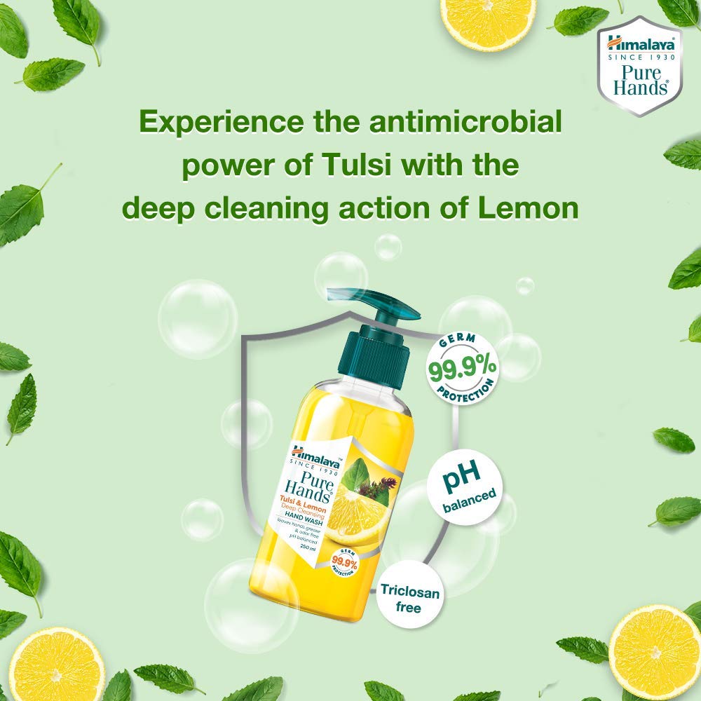Himalaya Pure Hands Deep Cleansing Tulsi and Lemon Pump 250 ml – view 3