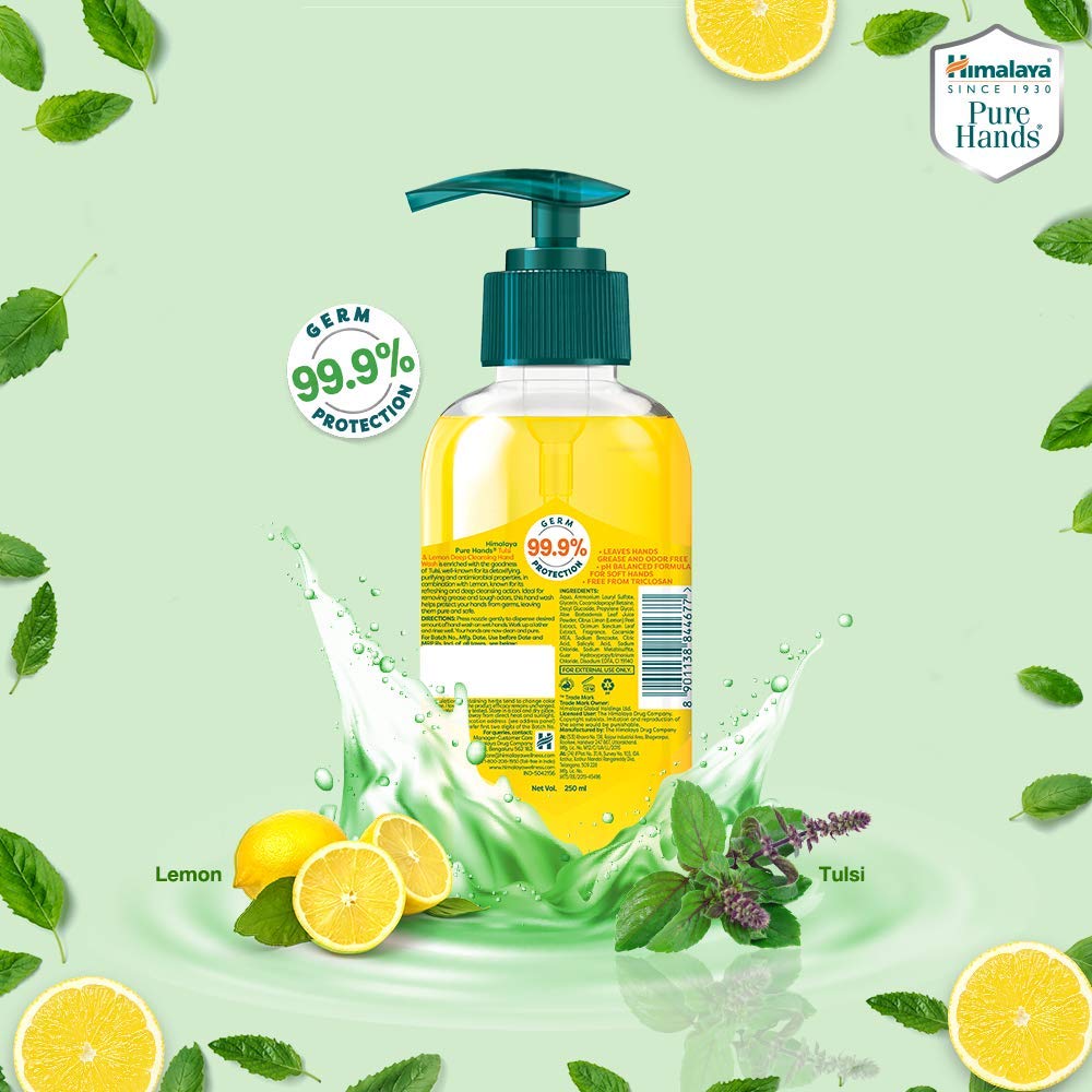 Himalaya Pure Hands Deep Cleansing Tulsi and Lemon Pump 250 ml – view 6