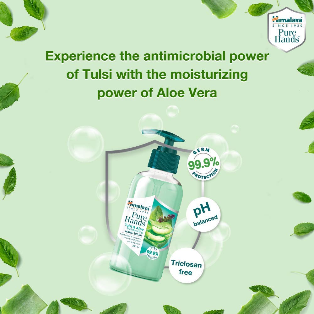 Himalaya Pure Hands Moisturizing Tulsi and Aloe Pump 250 ml – view 3