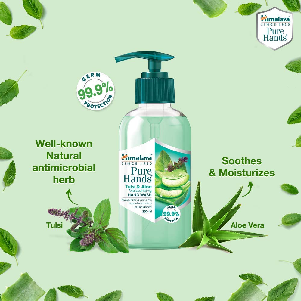 Himalaya Pure Hands Moisturizing Tulsi and Aloe Pump 250 ml – view 4