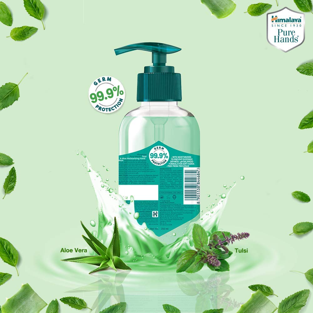 Himalaya Pure Hands Moisturizing Tulsi and Aloe Pump 250 ml – view 6