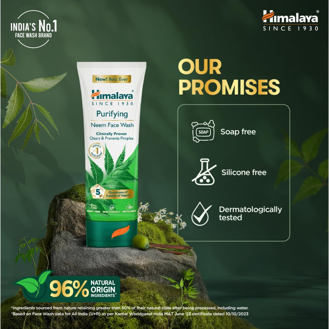 Himalaya Purifying Neem Face Wash, 300 ml – view 8