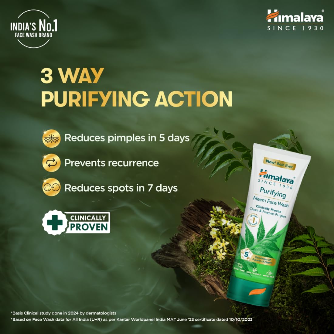 Himalaya Purifying Neem Face Wash, 300 ml – view 5