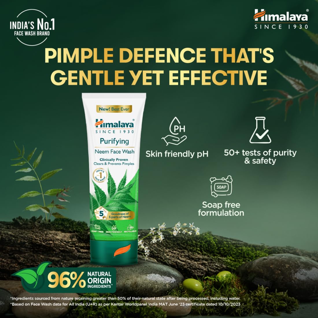 Himalaya Purifying Neem Face Wash, 300 ml – view 7