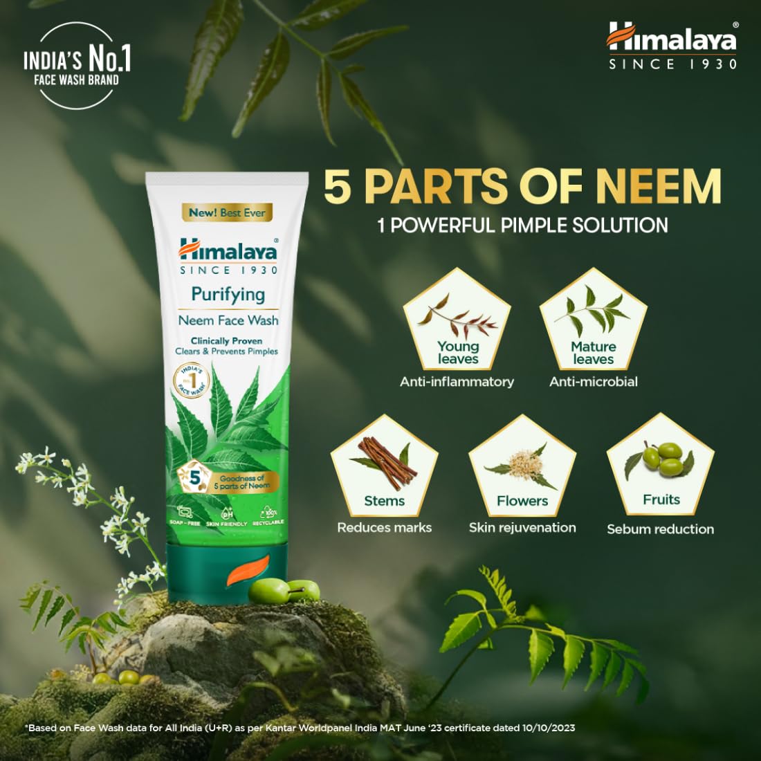 Himalaya Purifying Neem Face Wash, 300 ml – view 4