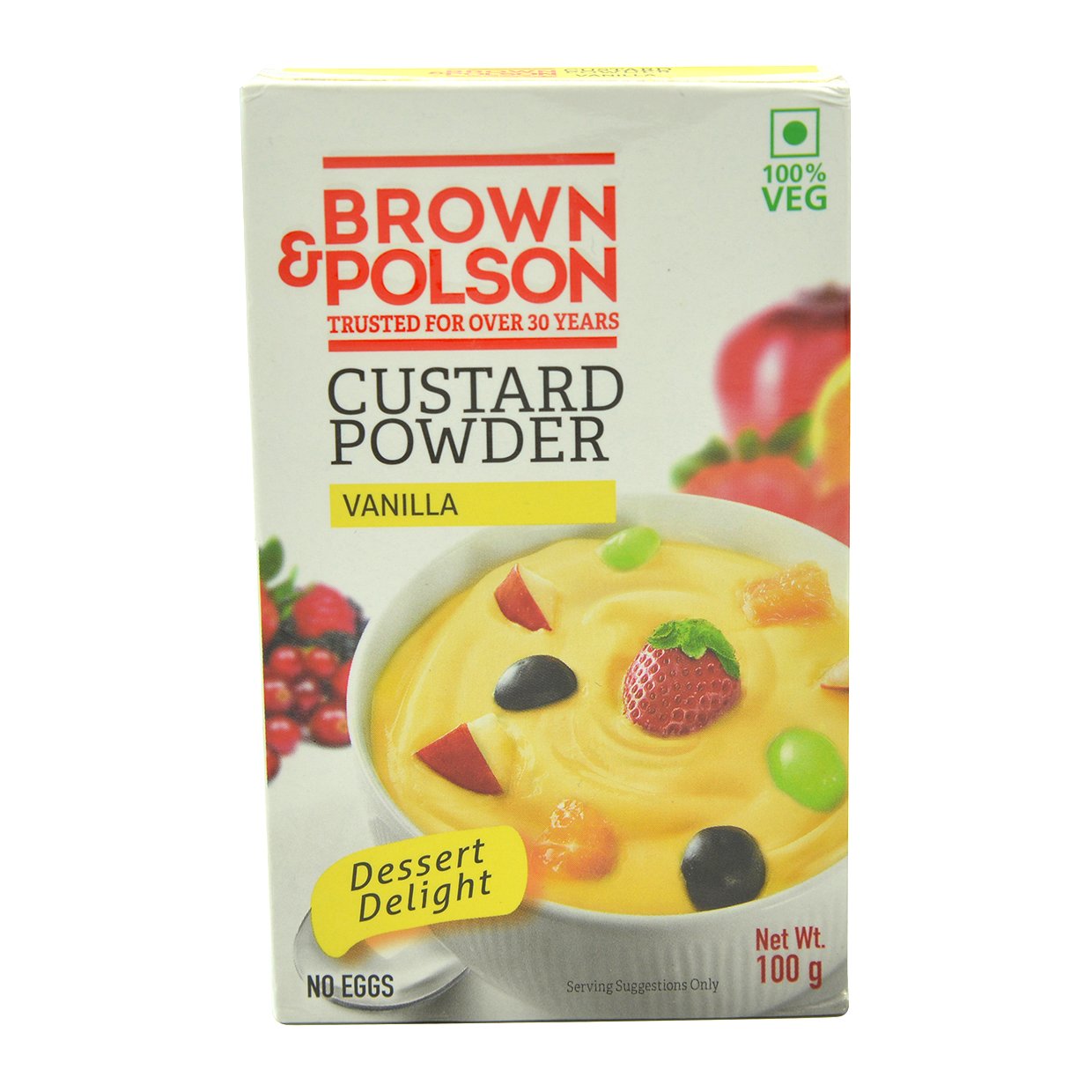 Brown & Polson Vanilla Custard Powder, 100g – view 1