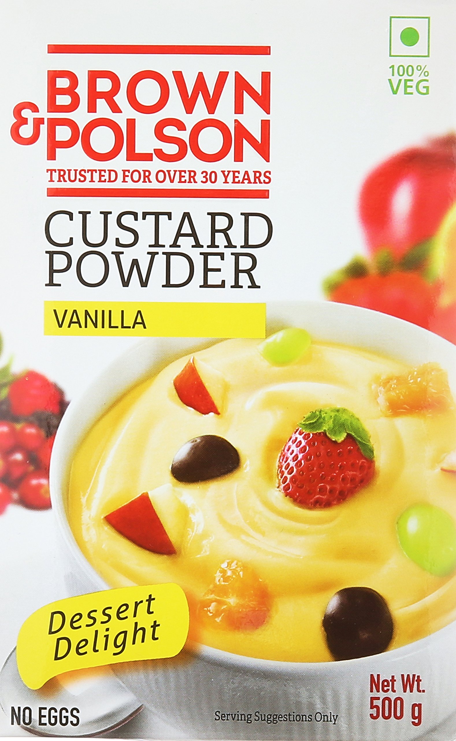 Brown & Polson Vanilla Custard Powder, 500g – view 1