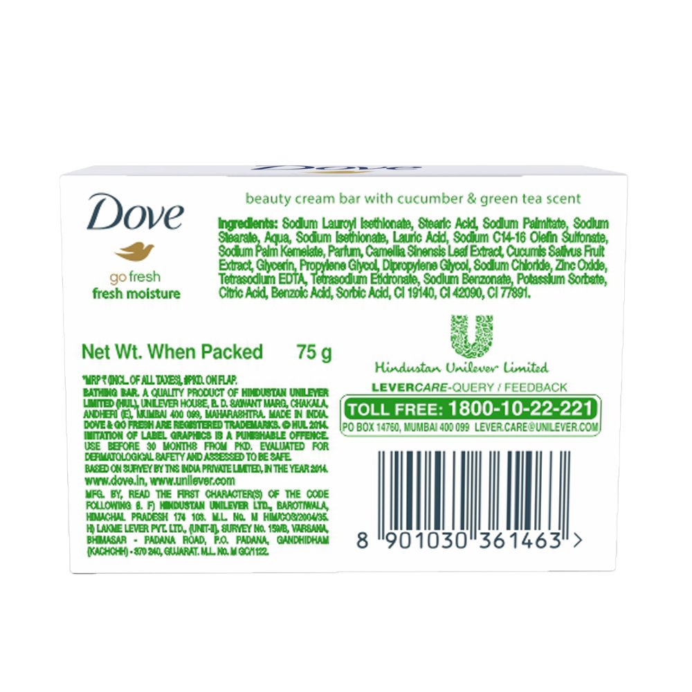 Dove Go Fresh Moisture Bathing Bar 75 g – view 3