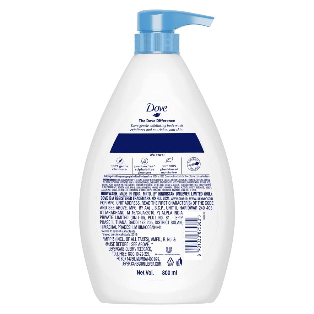 Dove Gentle Exfoliating Nourishing Body Wash 800 ml – view 2
