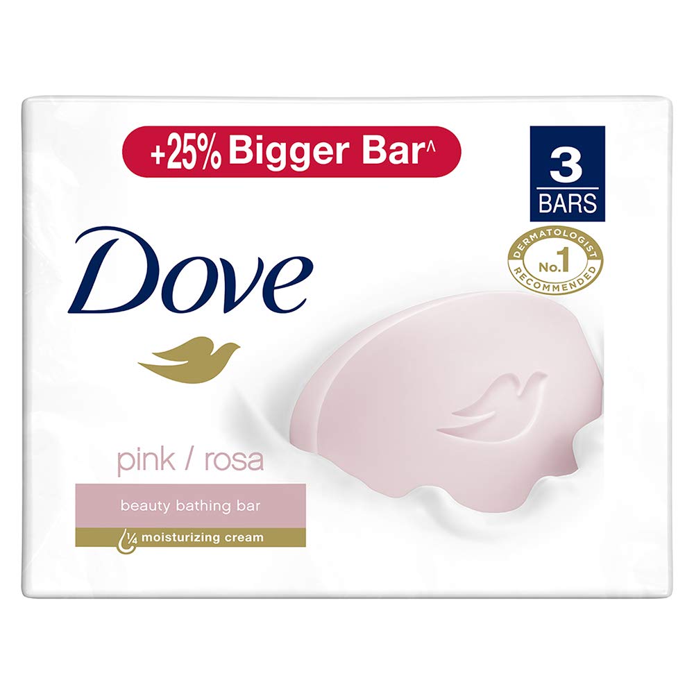 Dove bathing bar combo with Pink Rosa and Care & Protect