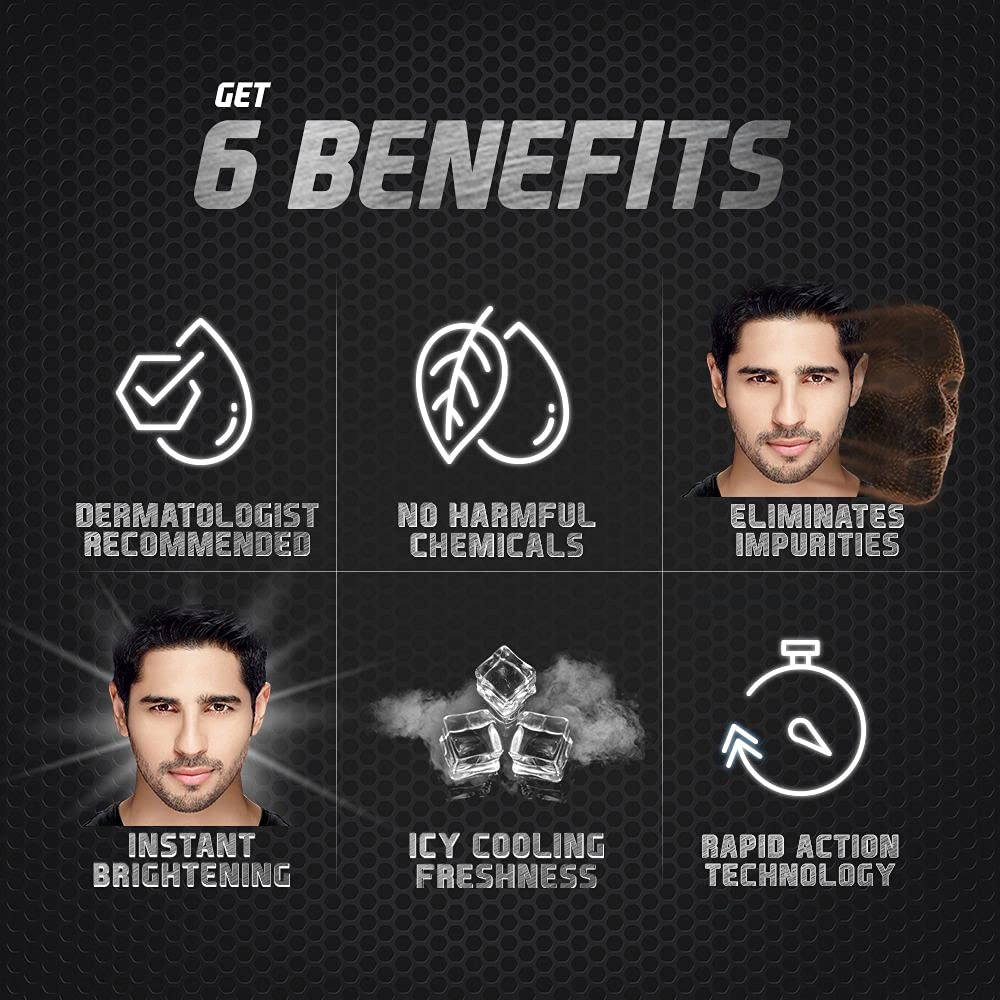 Fair & Lovely Glow & Handsome Instant Brightness Rapid Action Facewash, 100 g – view 4