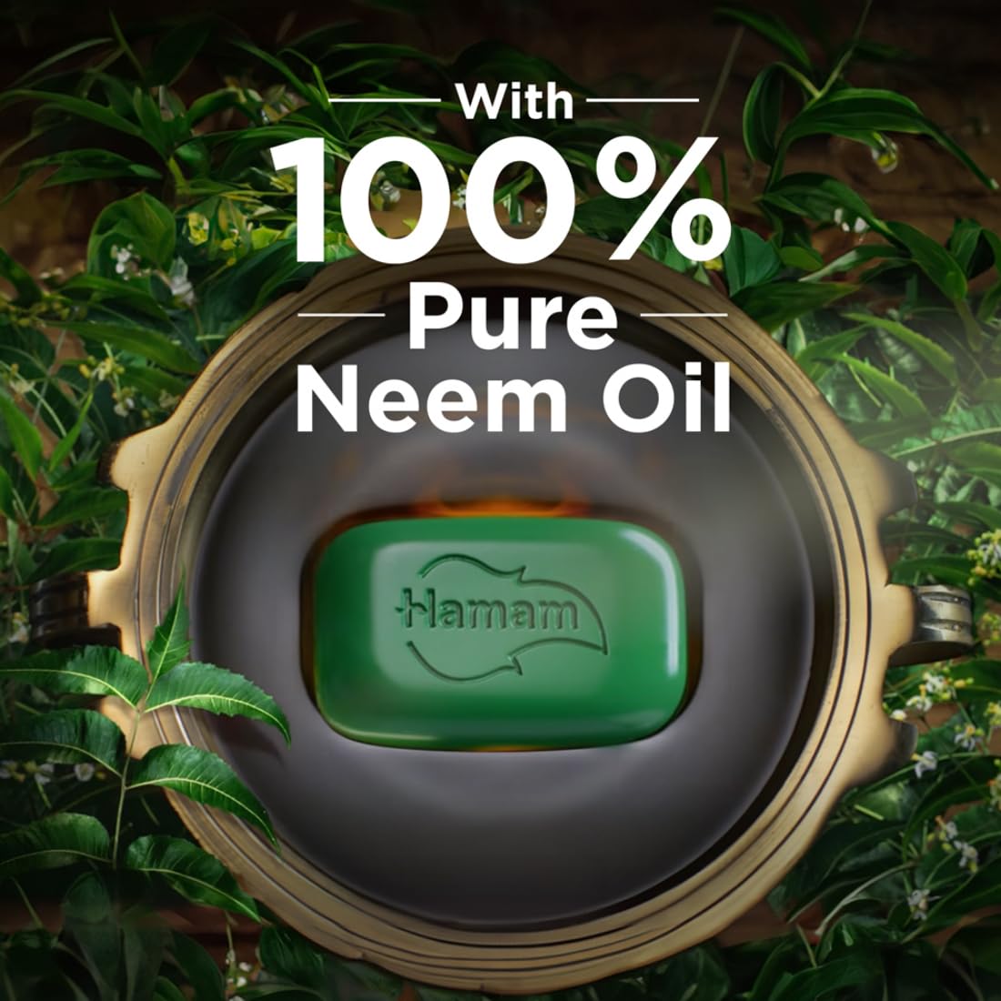 Hamam Neem Tulsi Aloe Vera Soap Bar, 3 x 150 g – view 4