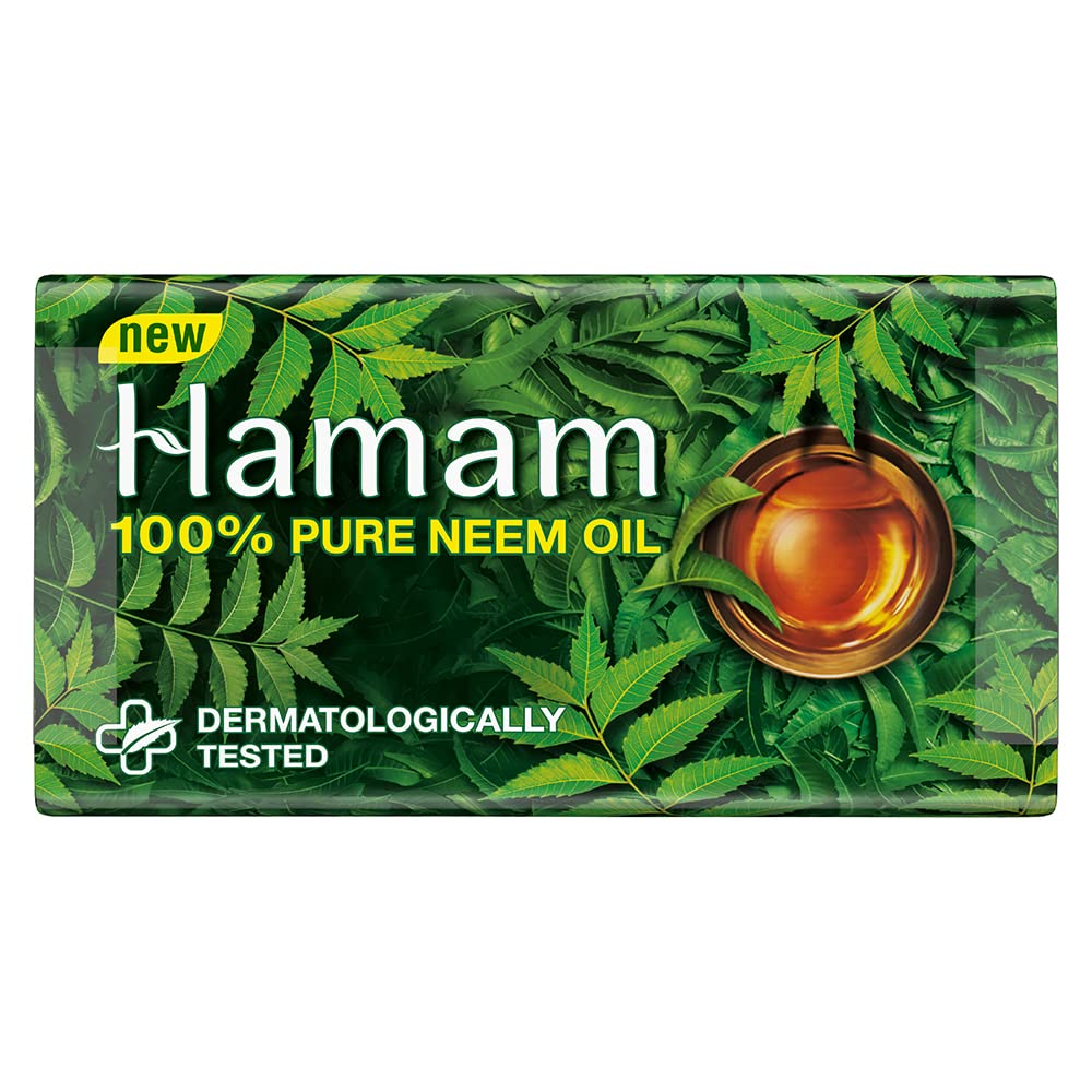 Green Hamam neem soap bar pack with tulsi and aloe vera