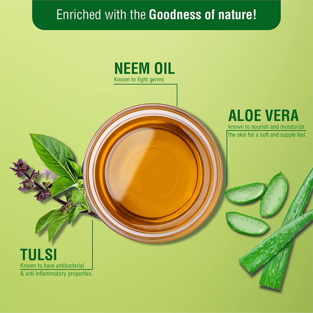 Hamam Neem Tulsi and Aloevera Soap Bar, 150g (Pack of 3, Save Rs. 10/-) – view 4