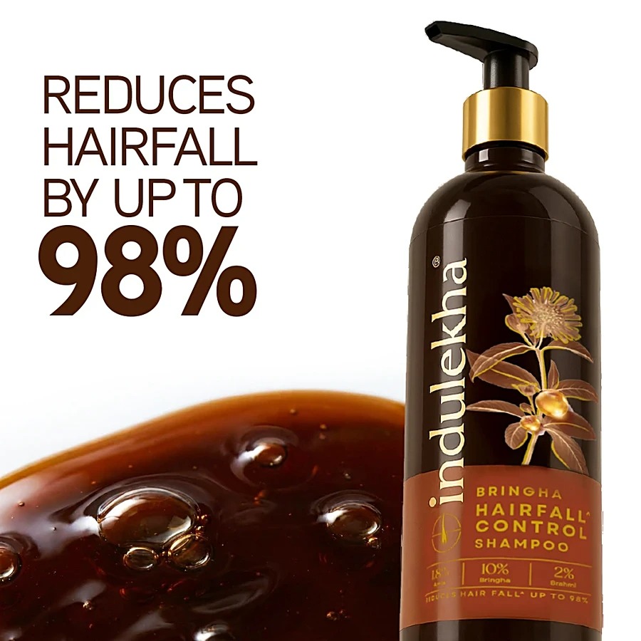 Indulekha Bringha Hair Fall Control Shampoo, 180 ml – view 5