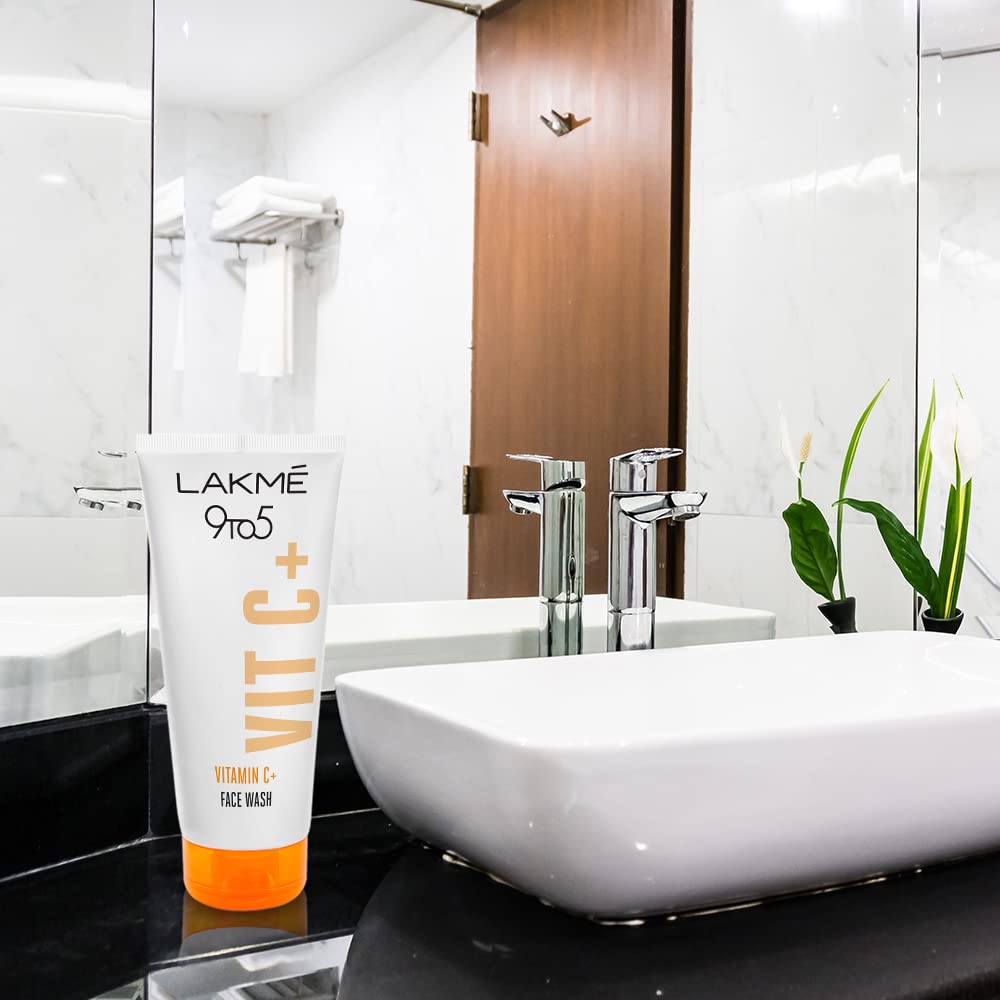 LAKMÉ 9To5 Vitamin C Facewash With Microcrystalline Beads For Refreshed & Glowing Skin 100 g – view 6