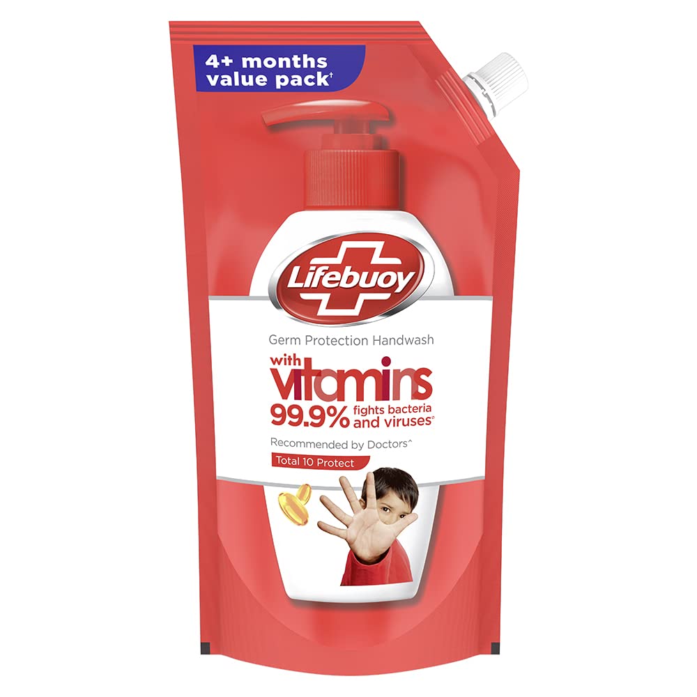 Lifebuoy Total 10 Activ Naturol Germ Protection Handwash Refill, 750 ml/725 ml