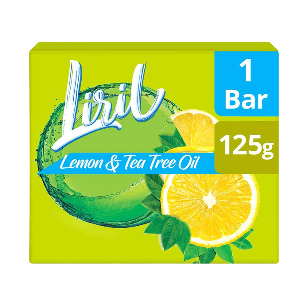 Liril Lemon & Tea Tree Soap, Maintains Oil Balance, Removes Germs For Fresh And Moisturized Skin, 125 g – view 2