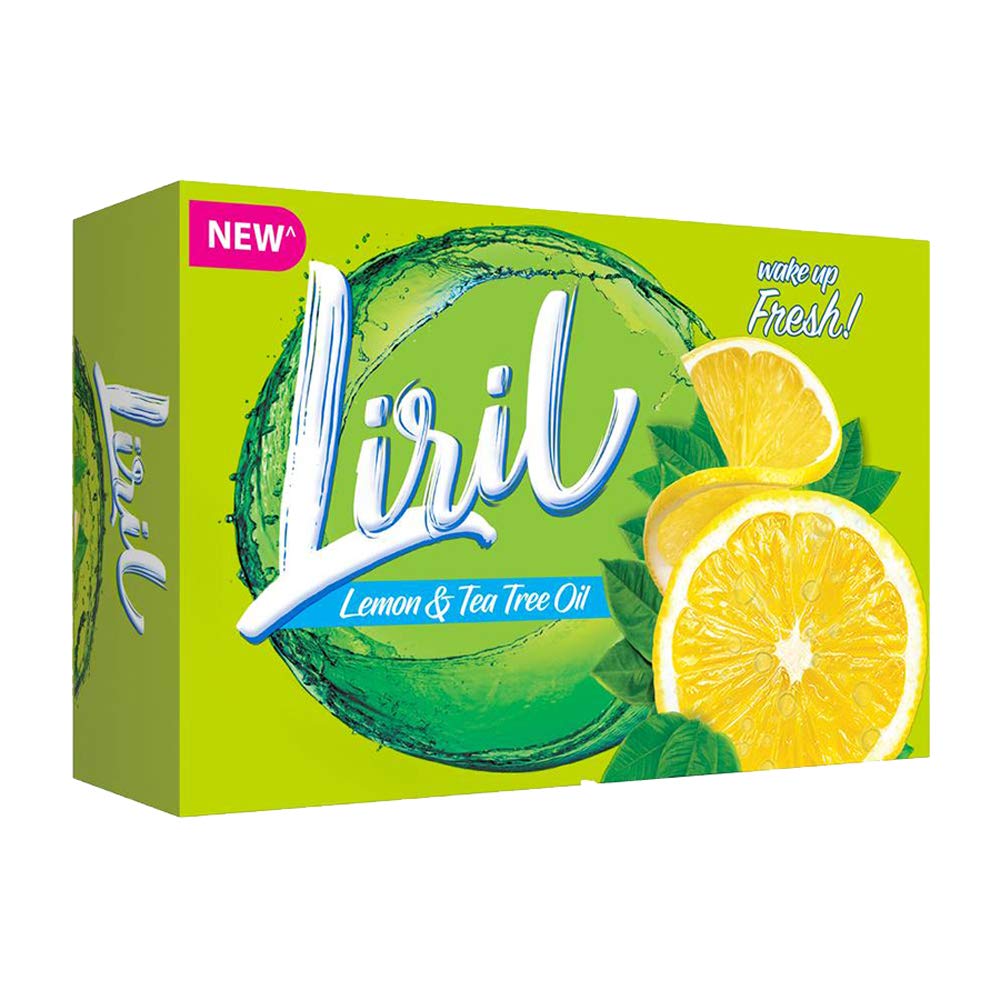 Liril Lemon & Tea Tree Soap, Maintains Oil Balance, Removes Germs For Fresh And Moisturized Skin, 125 g – view 3