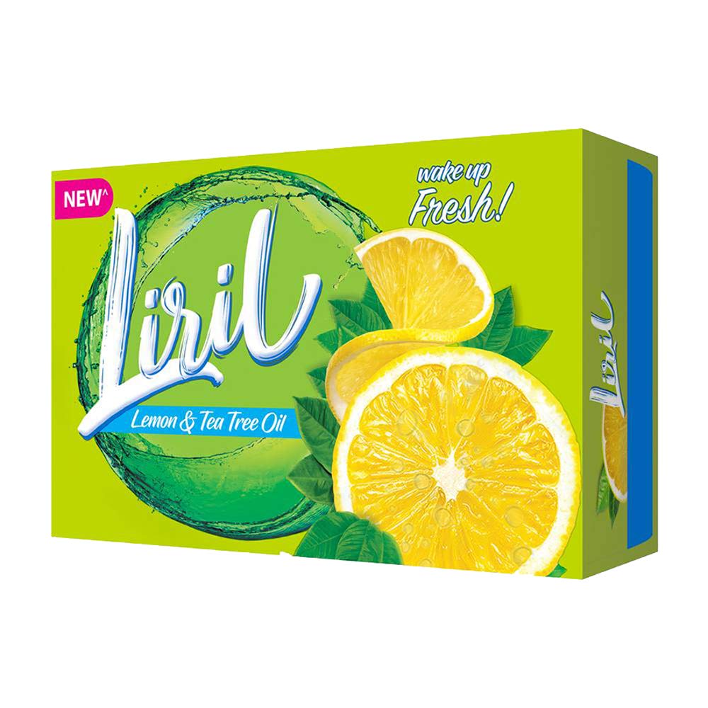 Liril Lemon & Tea Tree Soap, Maintains Oil Balance, Removes Germs For Fresh And Moisturized Skin, 125 g – view 4