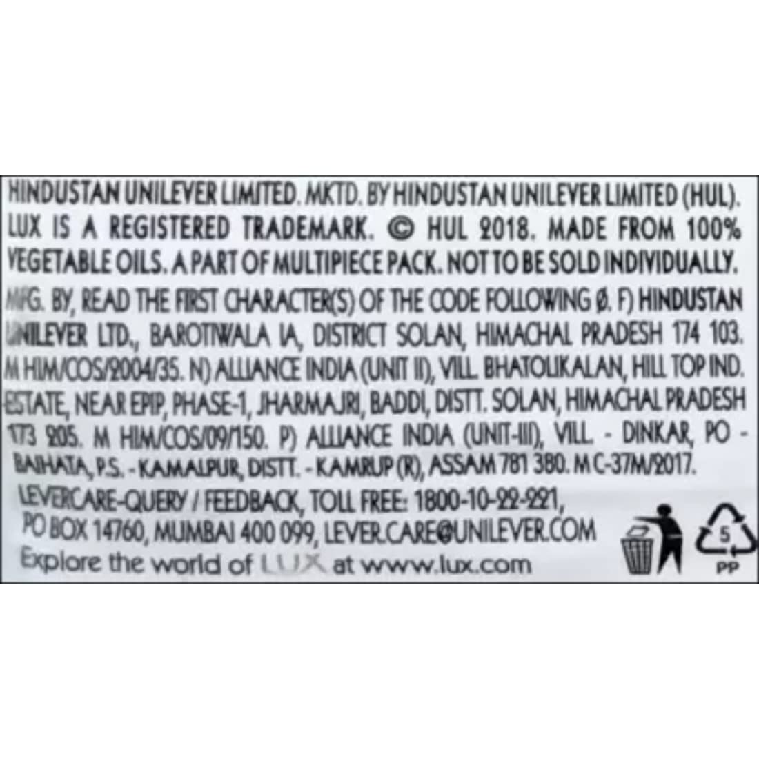 Lux Fresh Vitamin E For Glowing Skin Beauty Soap, 150g (Pack of 3) – view 3