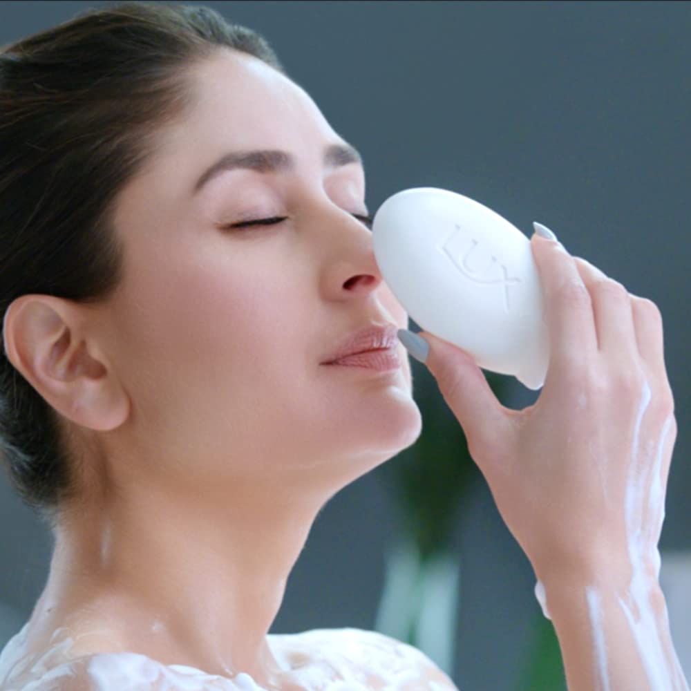 LUX International Creamy Perfection Plus For Smooth Fragrant Skin with White Rose And Swiss Moisturizer bathing Soap – view 3