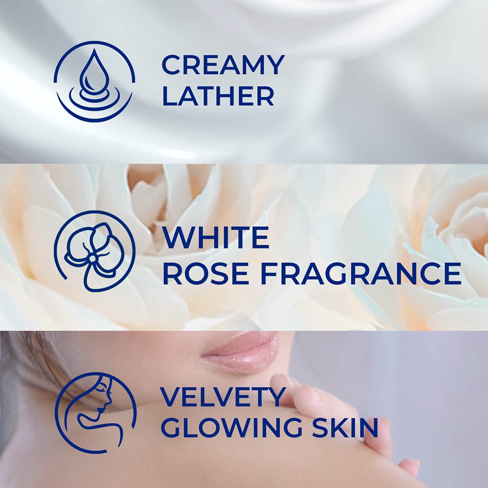LUX International Creamy Perfection Plus For Smooth Fragrant Skin with White Rose And Swiss Moisturizer bathing Soap – view 6