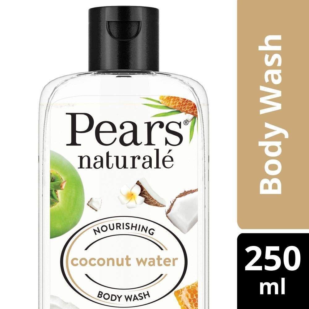 Pears Naturale Nourishing Coconut Water Body Wash 250 ml, 100% Natural Ingredients, Liquid Shower Gel with Honey for Glowing Skin - Paraben Free – view 2