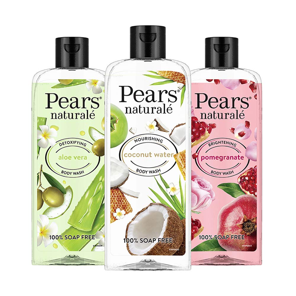 Pears Naturale Brightening Pomegranate Body Wash 250 ml, 100% Natural Ingredients, Liquid Shower Gel with Rose Extract for Glowing Skin - Paraben Free – view 7