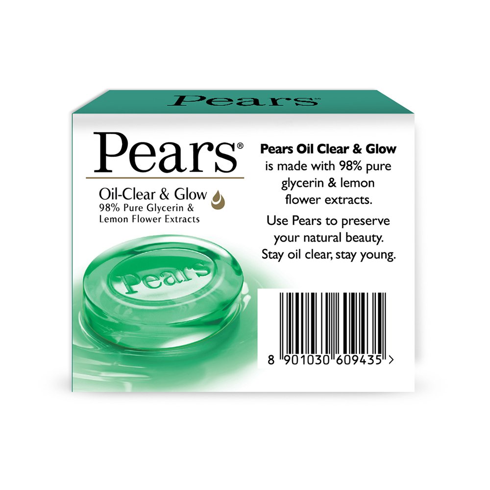 Pears Oil Clear & Glow Soap Bar 75gm – view 3