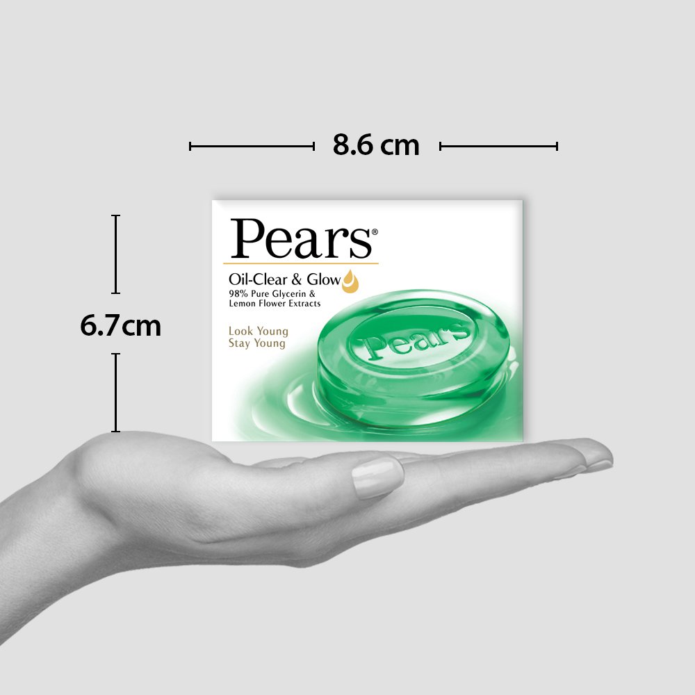 Pears Oil Clear & Glow Soap Bar 75gm – view 6
