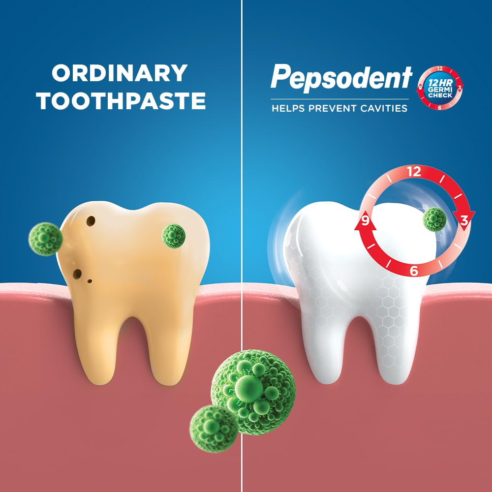 Pepsodent Germicheck Anti-Cavity Toothpaste Multipack 300g (150g x 2) – view 3